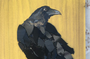 Medium Yellow Raven Detail